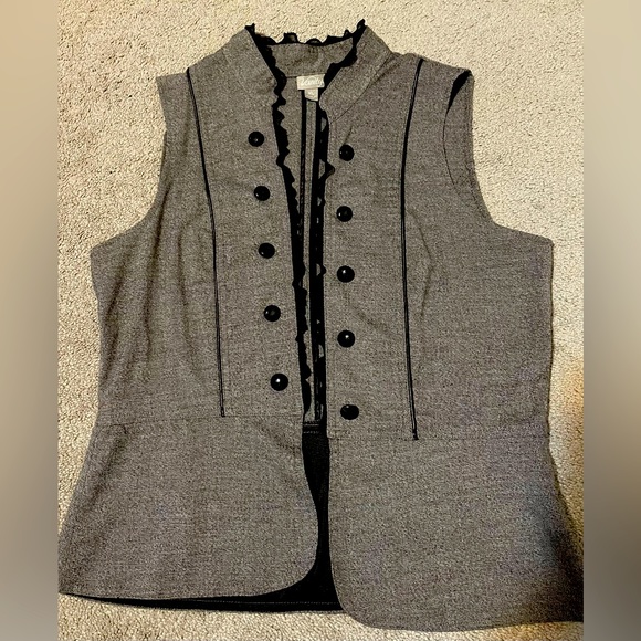 Vanity Tops - Vanity open vest! Gray in color XL